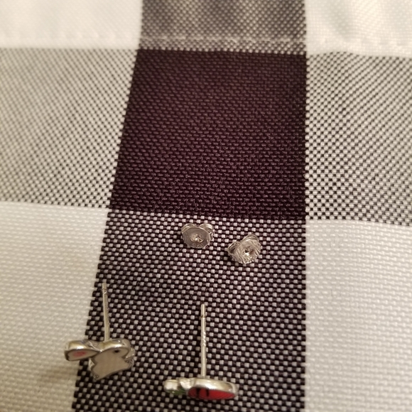 🐰🥕Super Cute Bunny and Carrot earrings in SILVER - Picture 7 of 8